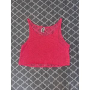 Y2K PINK VS lace tank